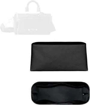 Purse Organizer Insert, Inner Liner Bag Organizer Insert Fit for LV Keepall Cargo25 Dupont Paper Inside Storage Bag In Bag (Style-01, Keepall Cargo25)