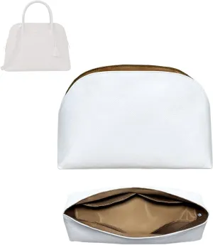 Purse Organizer Insert, Inner Linner Shell Bag Organizer Insert Fit for Hermes Bolide Slim Inside Storage Bag In Bag Organizer Insert (Style-01, Mini)