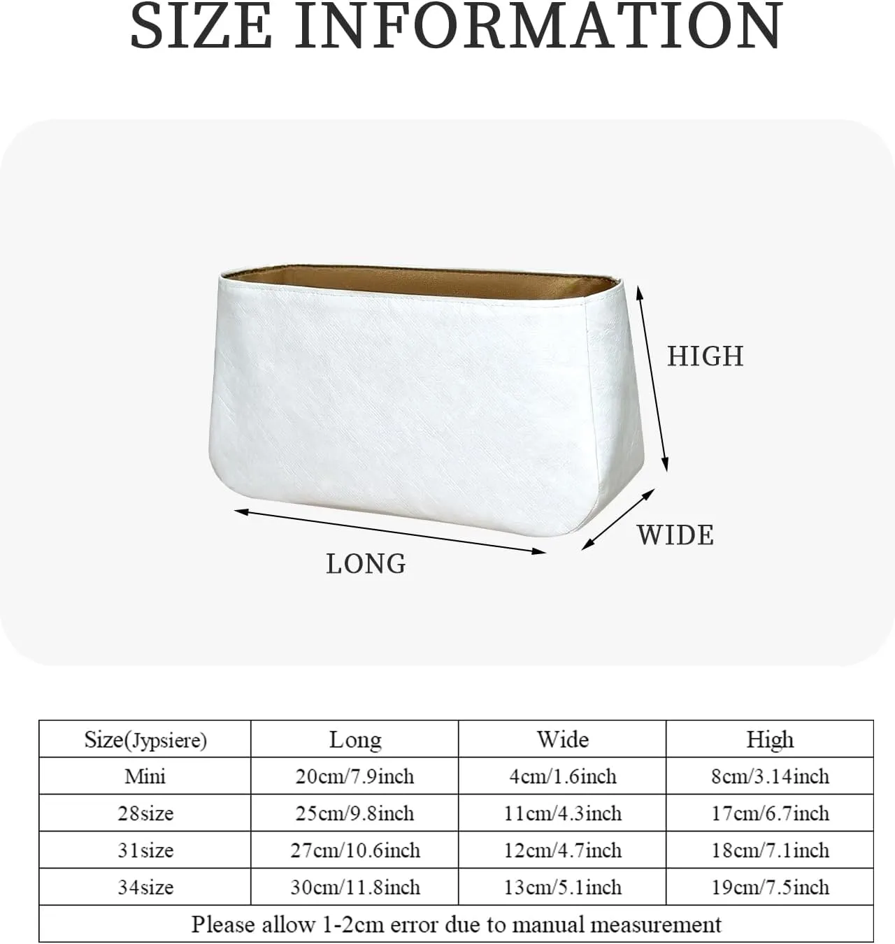 Purse Organizer Insert, Lightweight Inside Bag Organizer Insert Fit for Hermes Jypsiere Slim Dupont Papper Inner Liner Bag In Bag Organizer Insert (Mini)