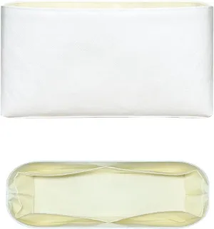 Purse Organizer Insert, Lightweight Inside Bag Organizer Insert Fit for Loro Piana 19/27 Slim Dupont Paper Inner Liner Bag Waterproof Handbag Organizer Insert (LP27)