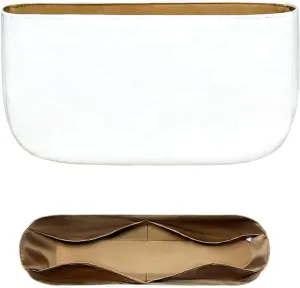 Purse Organizer Insert, Slim Inner Liner Bag Organizer Insert Fit for Hirondelle Half Moon Bag Dupont Slim Inside Storage Bag In Bag Organizer Insert