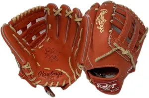 Rawlings | Heart of The Hide Baseball Glove | Red-Orange |Standard Fit Models | Sizes 11.5" - 12.75" | Multiple Styles