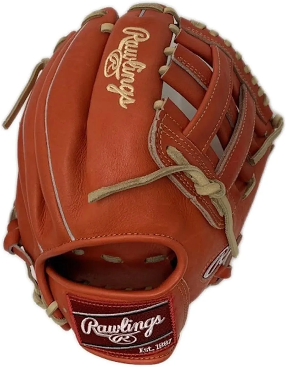 Rawlings | Heart of The Hide Baseball Glove | Red-Orange |Standard Fit Models | Sizes 11.5" - 12.75" | Multiple Styles