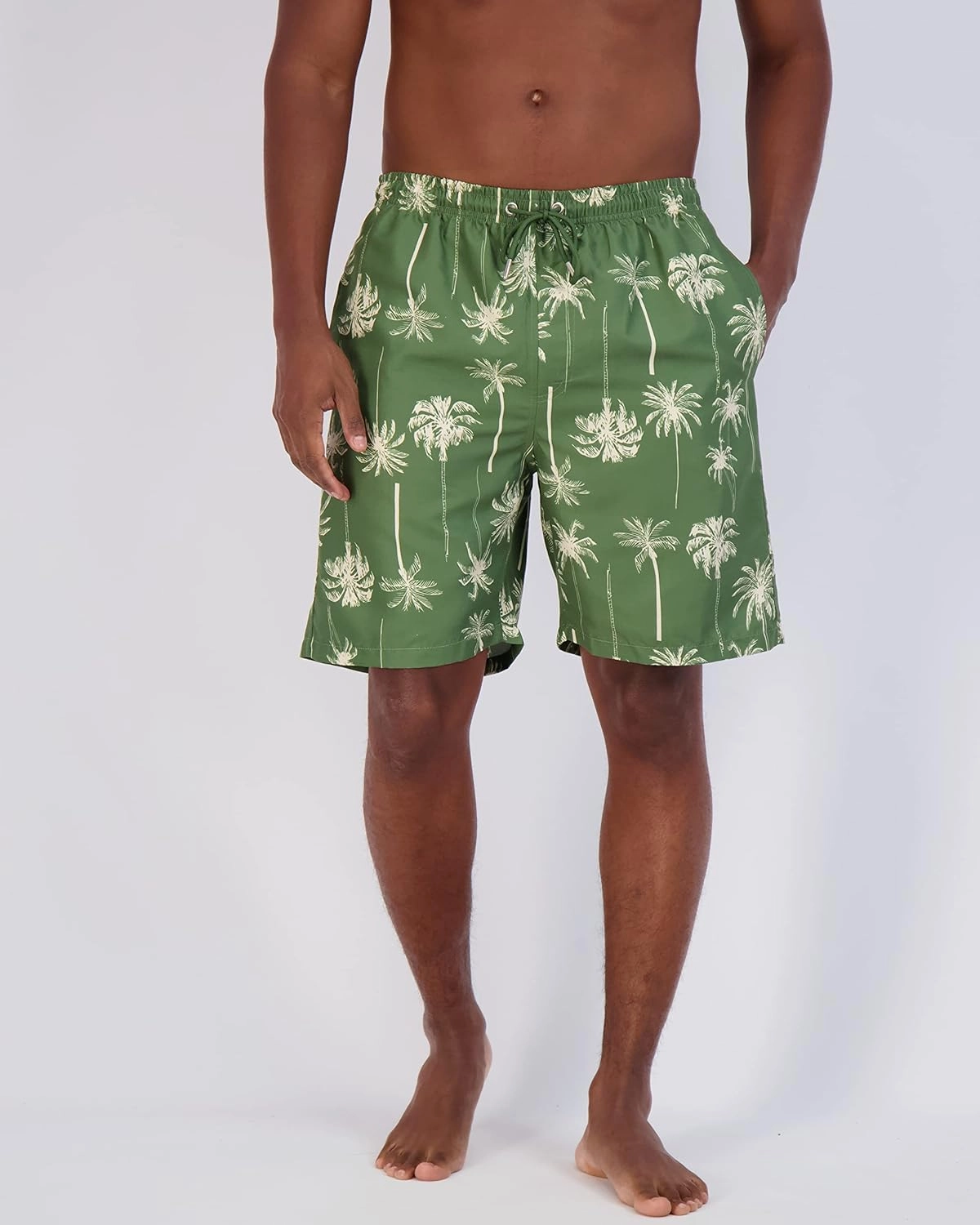 Real Essentials 3 Pack: Men's 7" Quick-Dry Swim Trunk with with Mesh Lining (Available in Big & Tall)