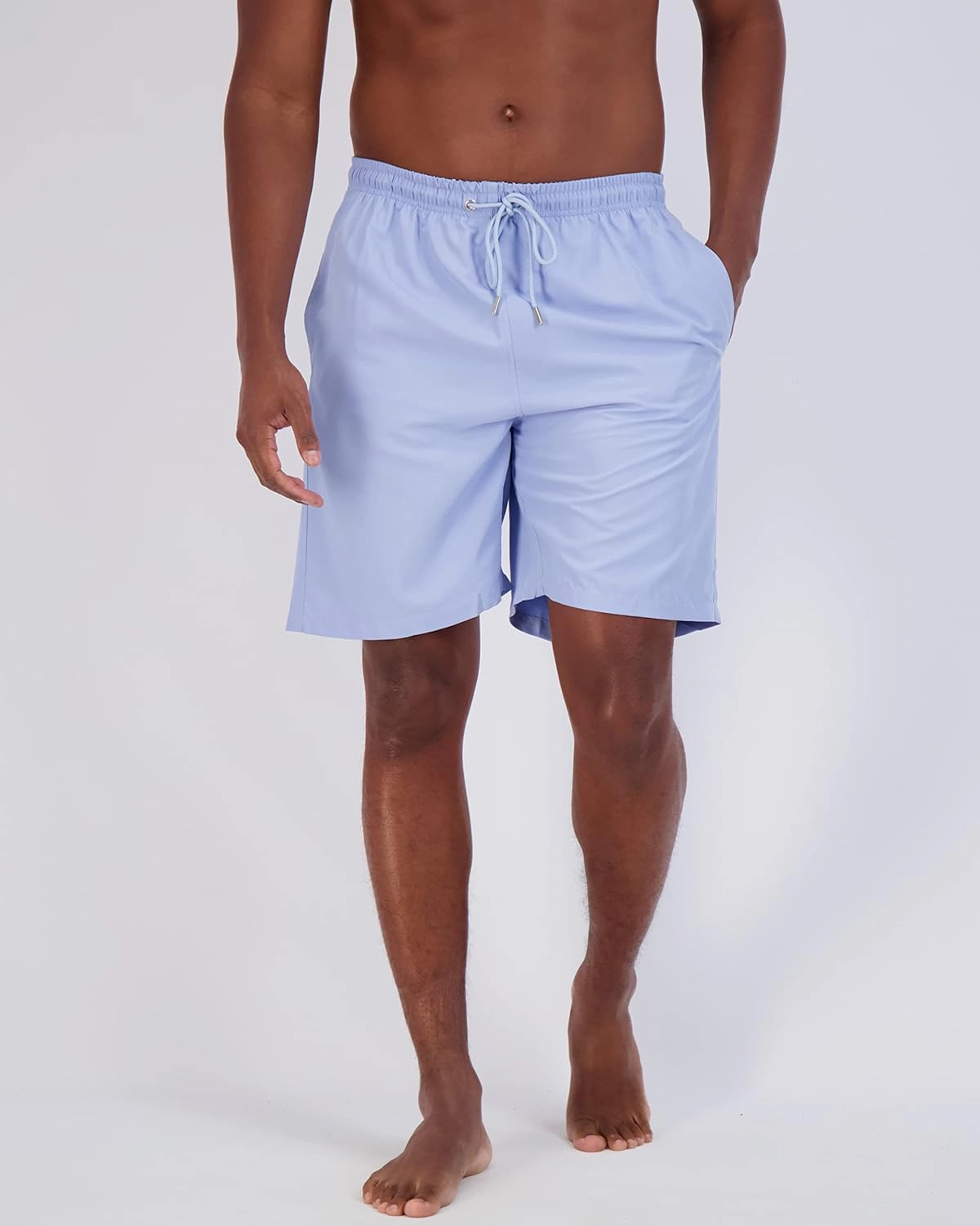 Real Essentials 3 Pack: Men's 7" Quick-Dry Swim Trunk with with Mesh Lining (Available in Big & Tall)