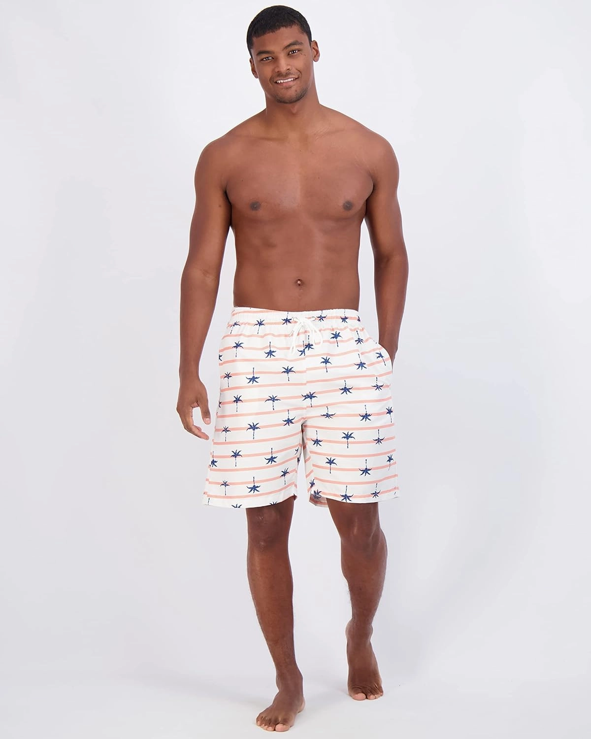 Real Essentials 3 Pack: Men's 7" Quick-Dry Swim Trunk with with Mesh Lining (Available in Big & Tall)