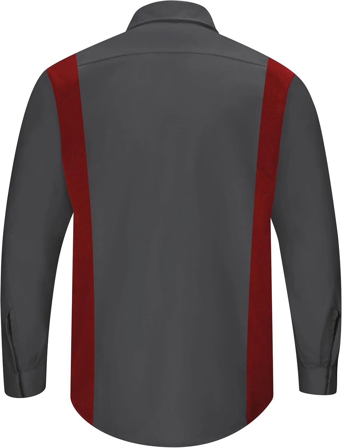 Red Kap Men's Long Sleeve Performance Plus Shop Shirt with Oilblok Technology