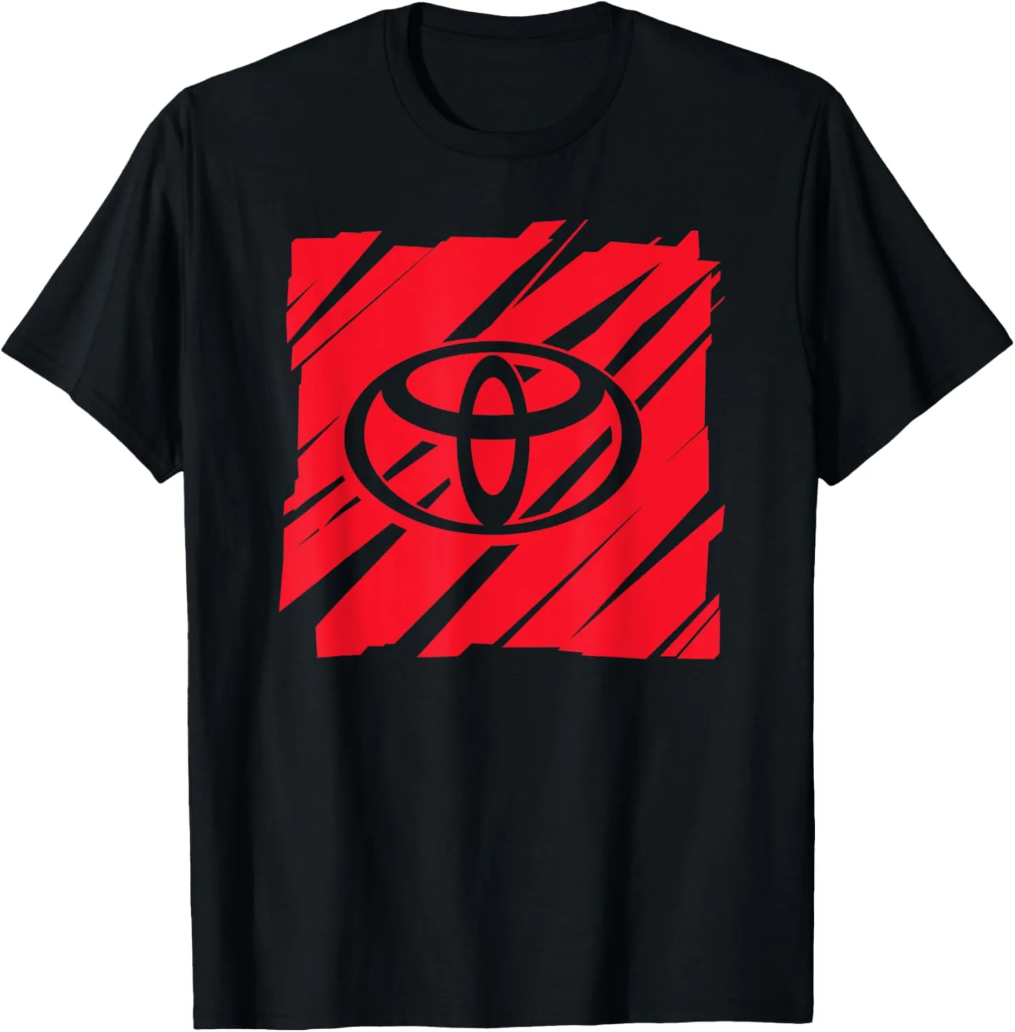 Red Lines Big Chest Logo T-Shirt
