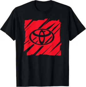 Red Lines Big Chest Logo T-Shirt