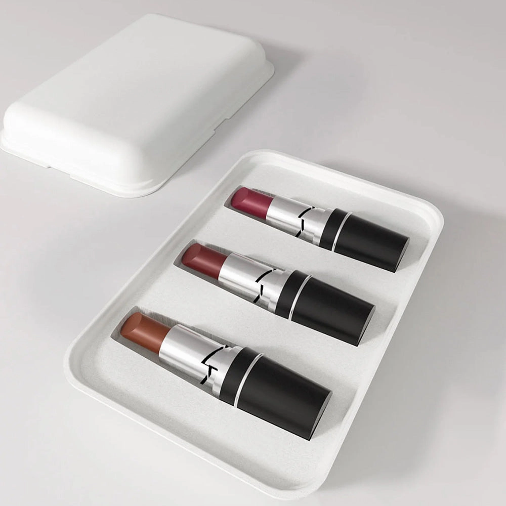Red Color Biodegradable Lip Balm&Lip Stick Packaging Box