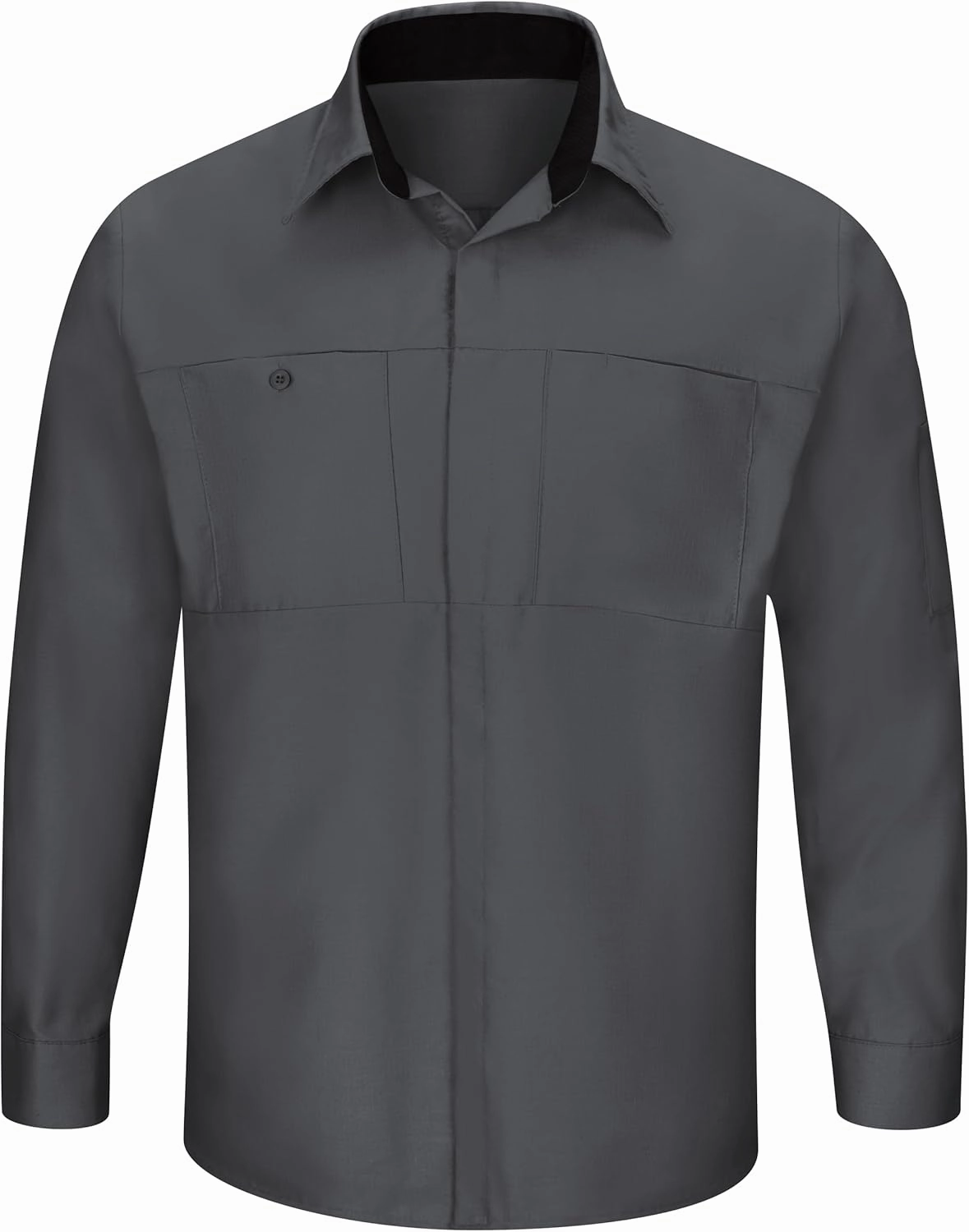 Red Kap Men's Long Sleeve Performance Plus Shop Shirt with Oilblok Technology