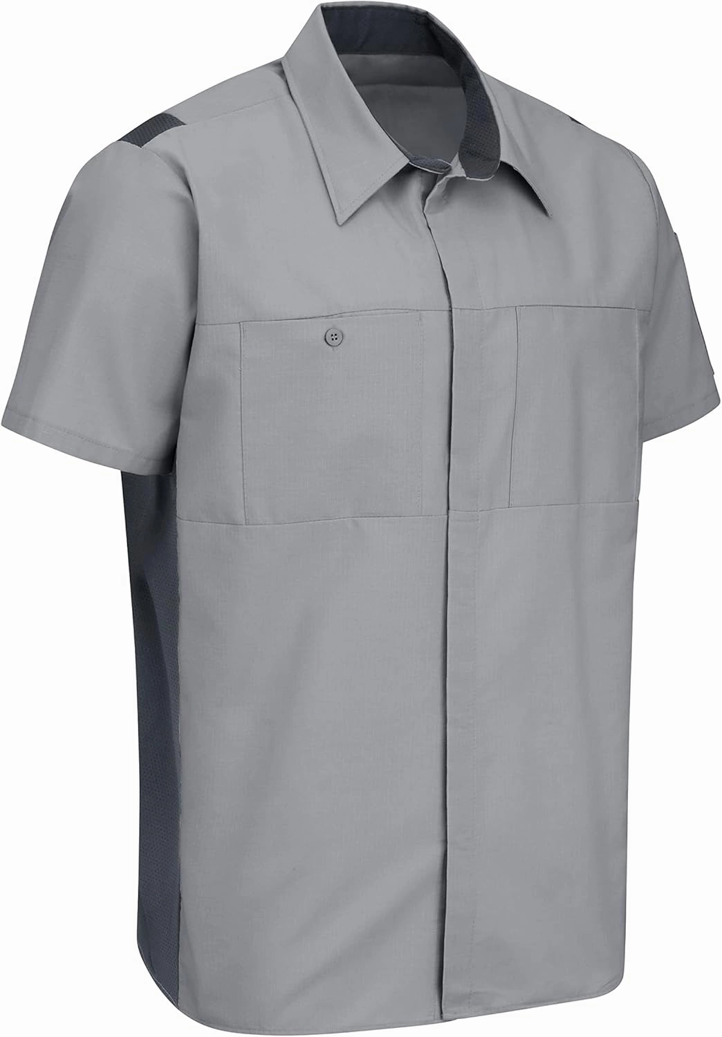 Red Kap Men's Short Sleeve Performance Plus Shop Shirt with Oilblok Technology
