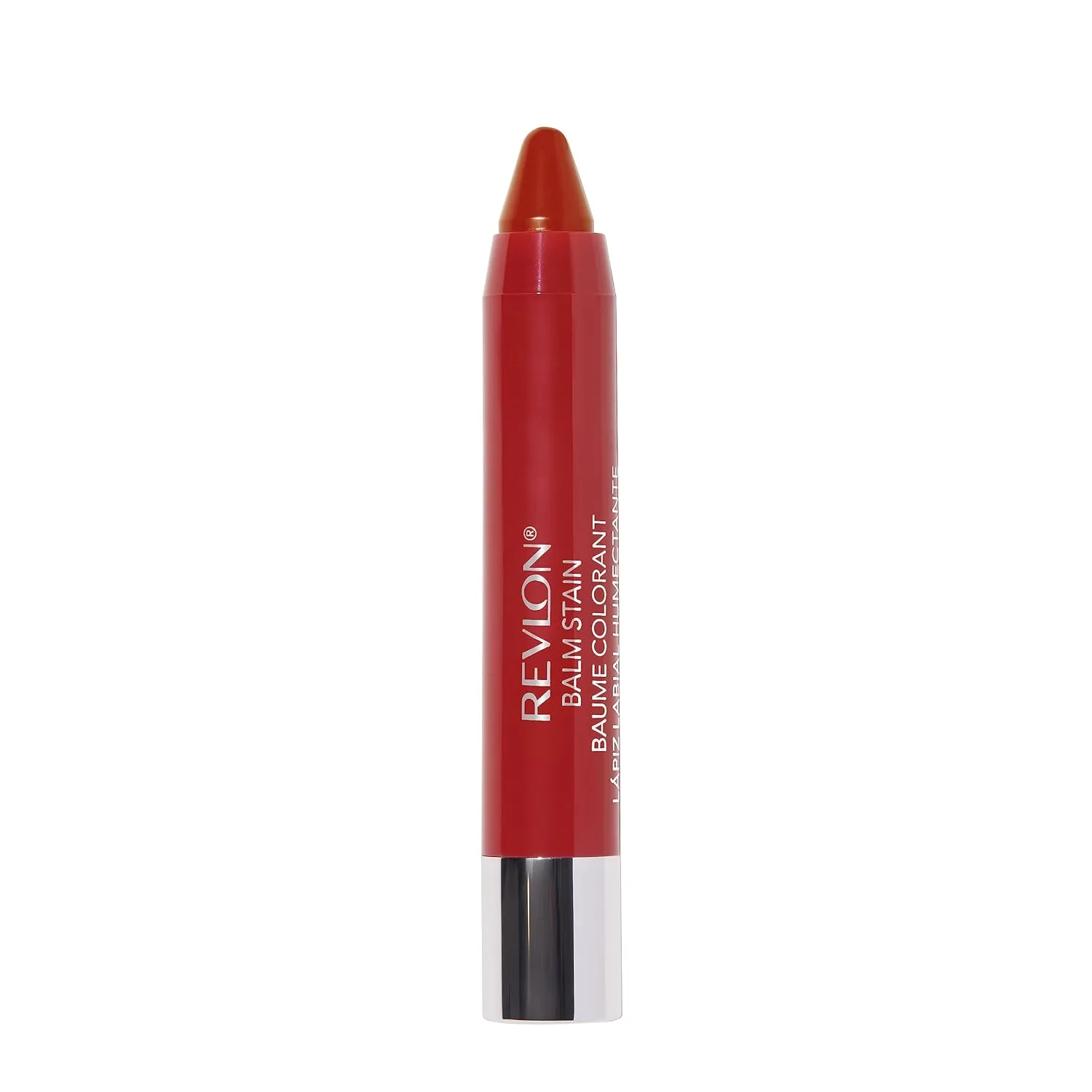 Revlon Lip Balm, Tinted Lip Stain, Face Makeup with Lasting Hydration, Infused with Shea Butter, Mango & Coconut Butter, Shimmer Finish, 045 Romantic, 0.01 Oz