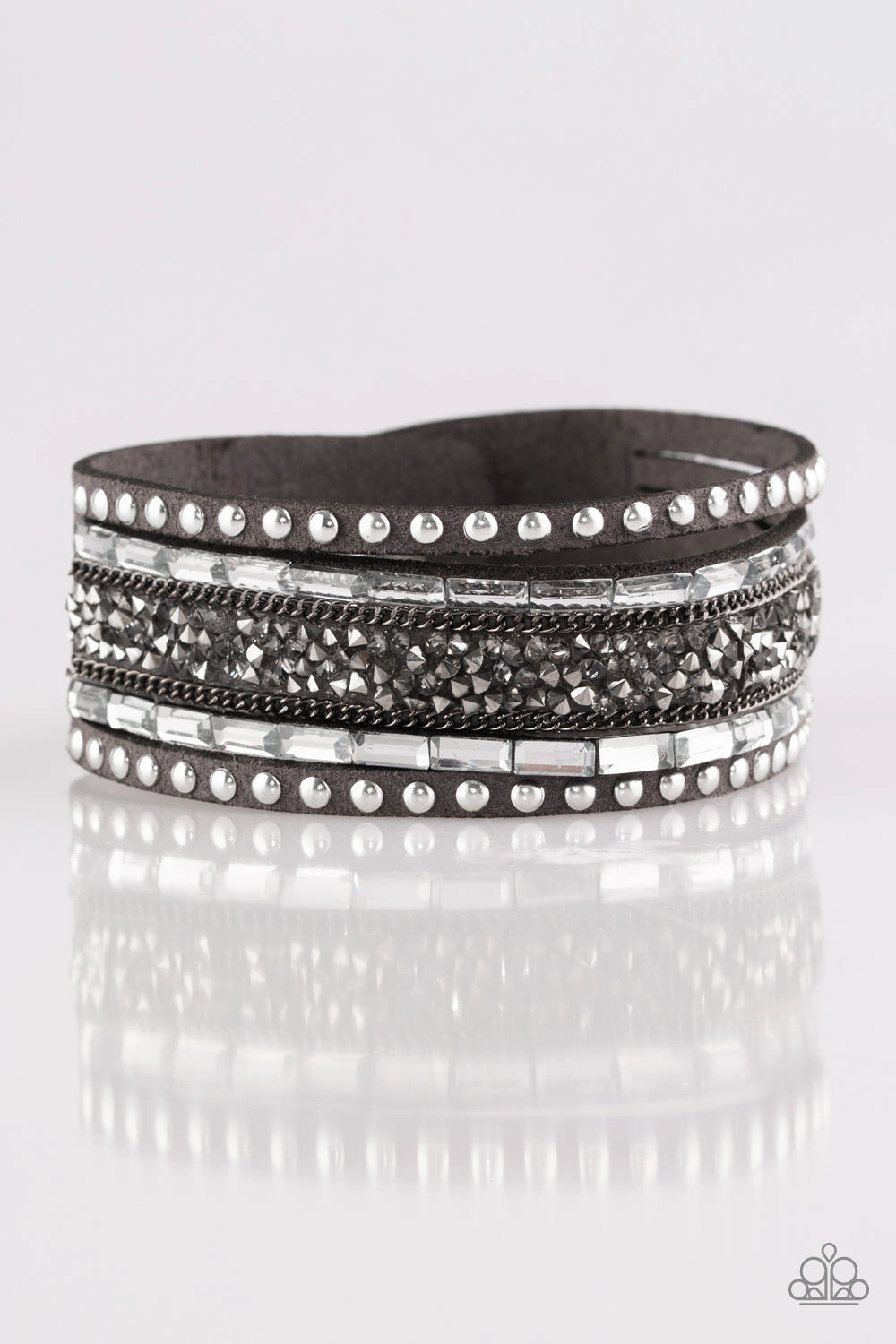 RHINESTONE ROCKER - SILVER
