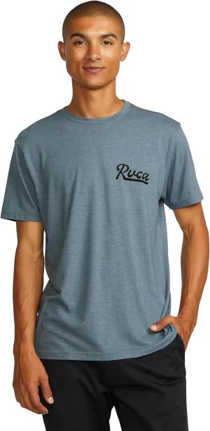 RVCA Men's Script Sealed Short Sleeve Tee