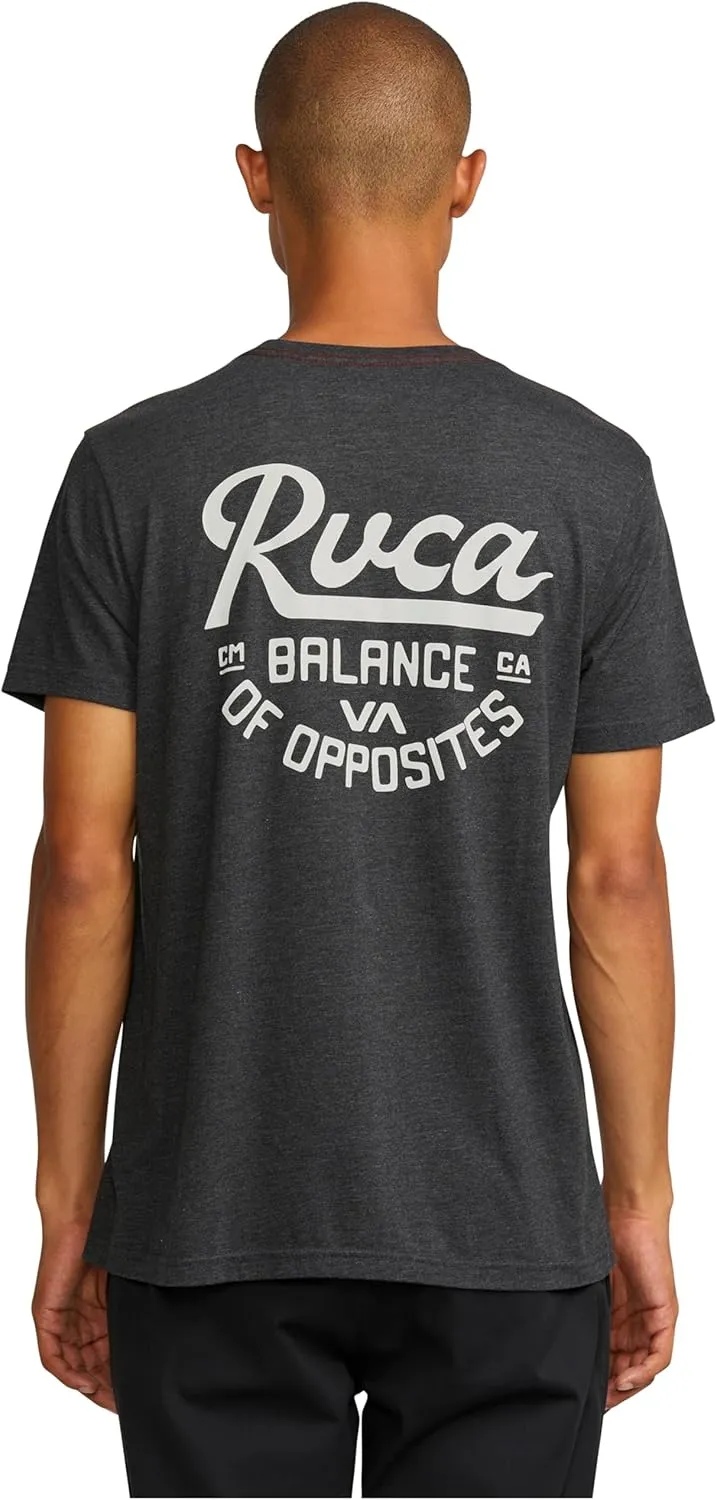 RVCA Men's Script Sealed Short Sleeve Tee