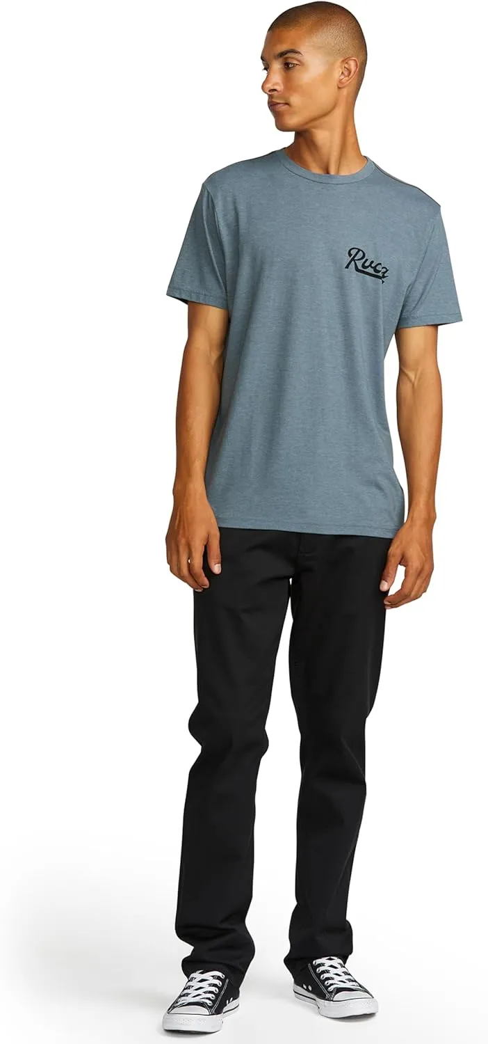 RVCA Men's Script Sealed Short Sleeve Tee