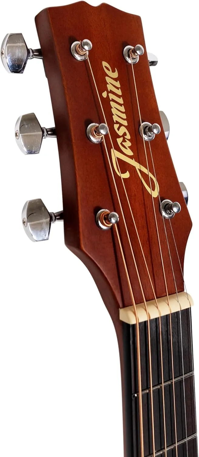 S34C Orchestra Acoustic Guitar - Sunburst Bundle with Gig Bag, Tuner, Strings, Strap, Picks, Austin Bazaar Instructional DVD, and Polishing Cloth