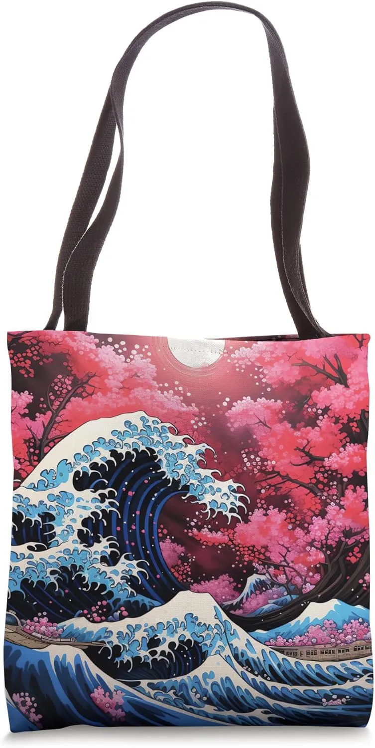 Sakura Luminous Secret The Ephemeral Dance Japanese Flowers Tote Bag