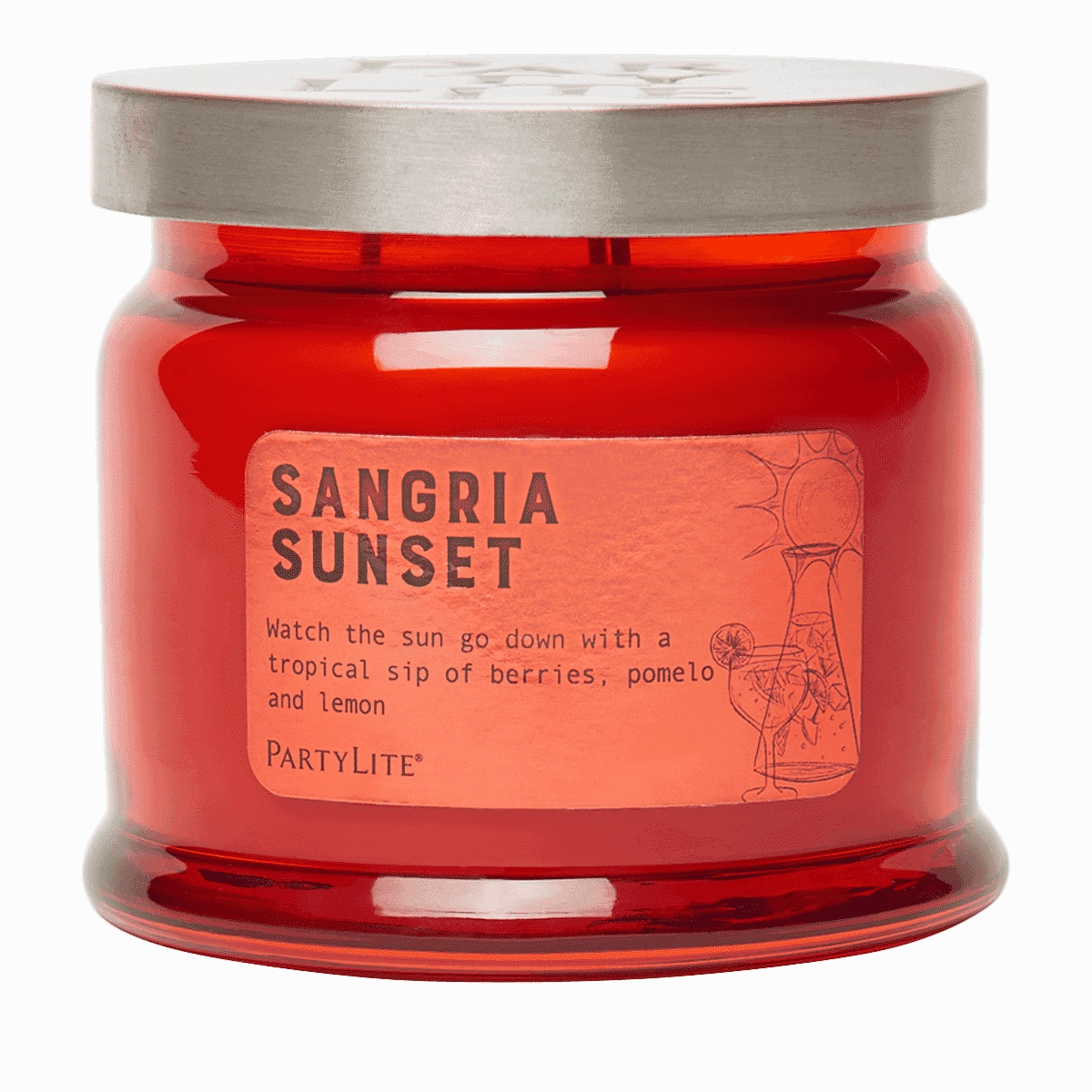 Sangria Sunset 3 Wick Jar Candle