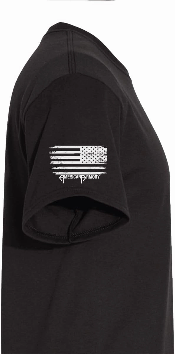 Semi-Auto Zone Mechanic Car Repair Graphic T-Shirt, Black Cotton, American Flag Sleeve Design