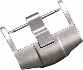 SERDAS Merjust 24mm Silver Black Rose Gold Brushed Matte Stainless Steel Pin Buckle Clasp For Ap Royal Oak Watch With Word