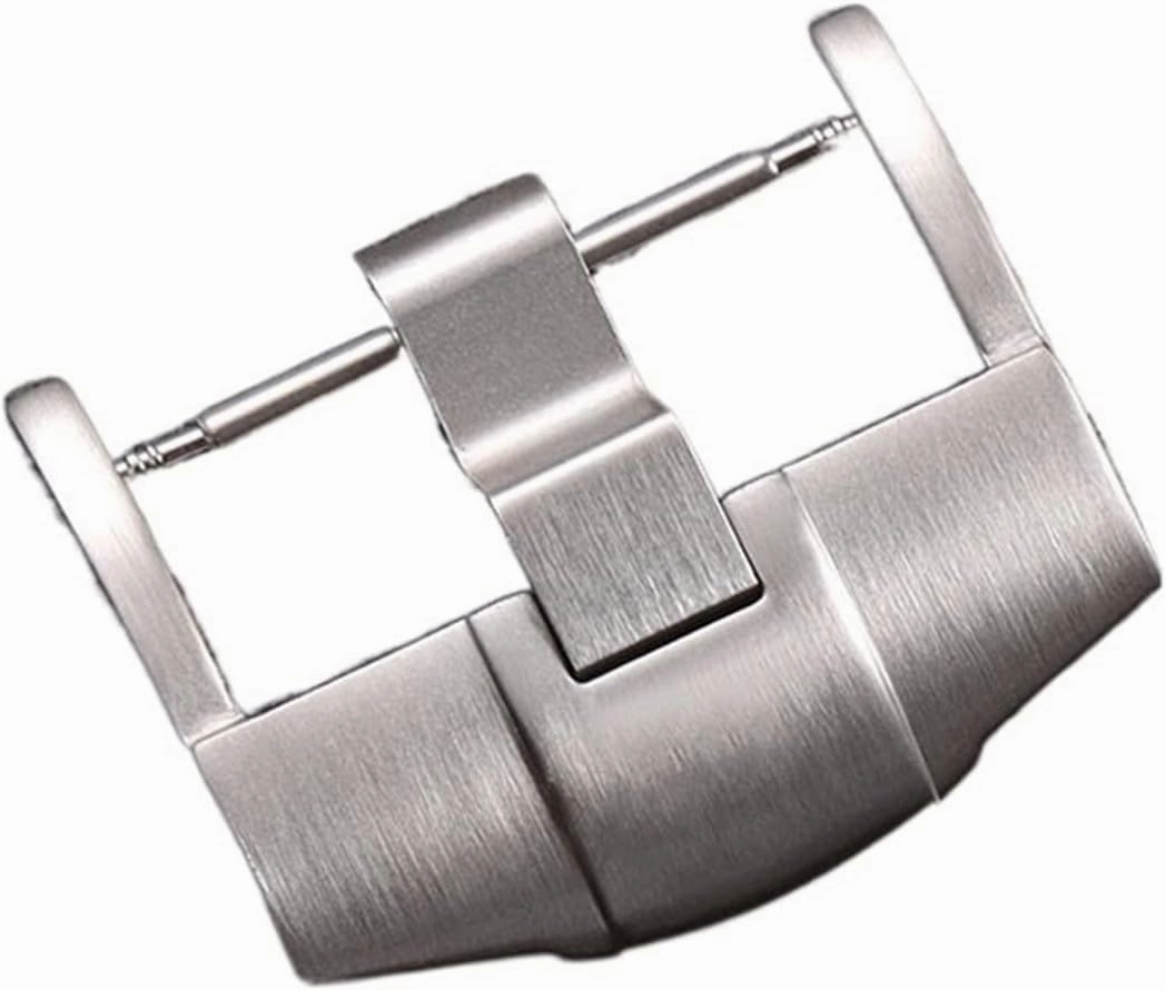 SERDAS Merjust 24mm Silver Black Rose Gold Brushed Matte Stainless Steel Pin Buckle Clasp For Ap Royal Oak Watch With Word