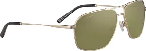 Serengeti Square DORWINN-Matte Light Gold-Polard 555nm, Multi, One Size