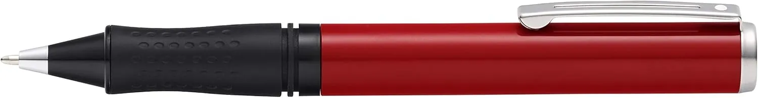 Sheaffer Pop Glossy Red Ballpoint Pen with Chrome Trim
