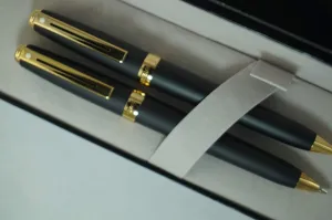 Sheaffer Signature Prelude Matte Black with 22 KT Gold Appointments Ballpoint Pen and 0.7MM Pencil set
