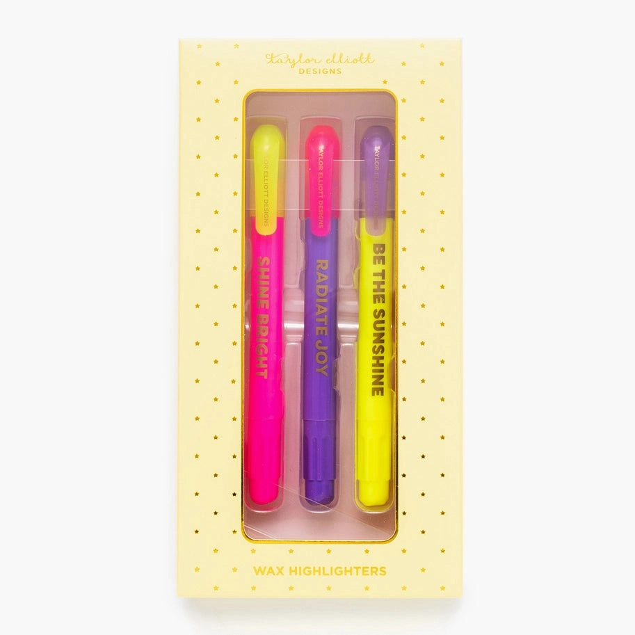 Shine Bright Wax Highlighter Set