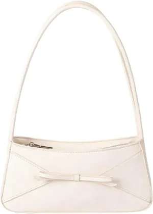 Shoulder Bag for Women Small Cute Bow Y2K Leather Clutch Purse Top Handle Handbag Trendy Underarm Bag Satchel 2025