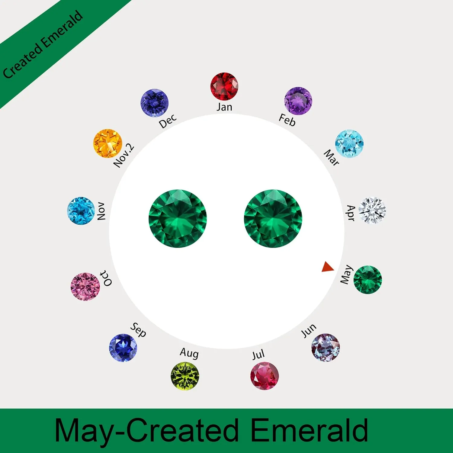 SMILEST Halo Birthstone Earrings for Women, 925 Sterling Silver Earrings Amethyst Ruby Aquamarine Birthstone Stud Earrings Anniversary Birthday Gifts for Women Mom Wife Daughter Gilrfriend Grandma