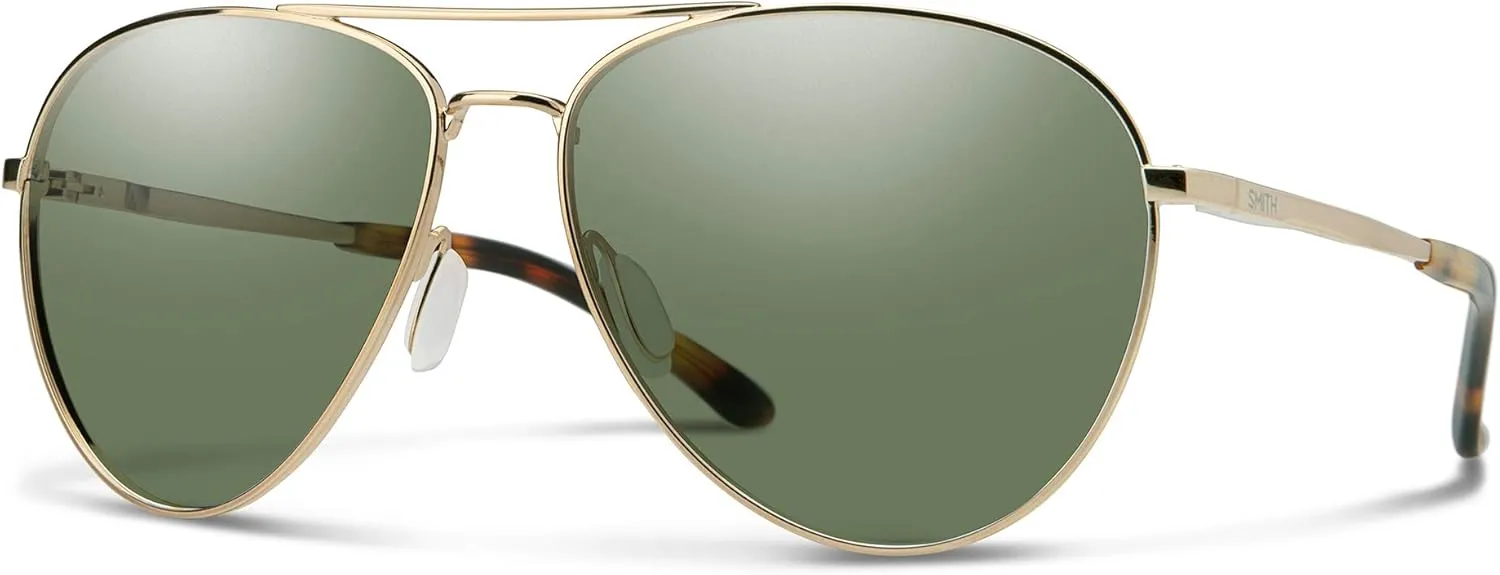 Smith Layback Sunglasses Matte Gold/Polarized Brown Gradient One Size