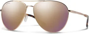 Smith Layback Sunglasses Matte Gold/Polarized Brown Gradient One Size