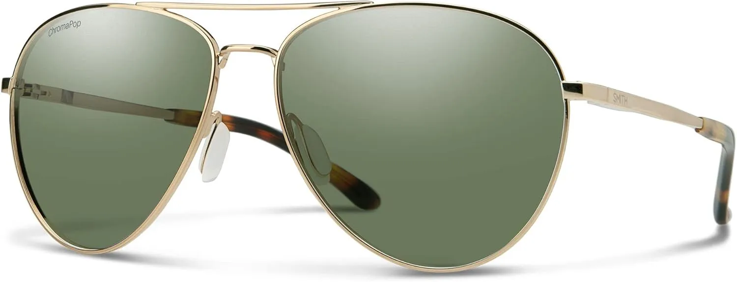 Smith Layback Sunglasses Matte Gold/Polarized Brown Gradient One Size