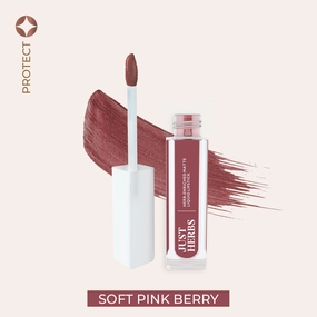 Soft Pink Berry - Herb-enriched Matte Liquid Lipstick