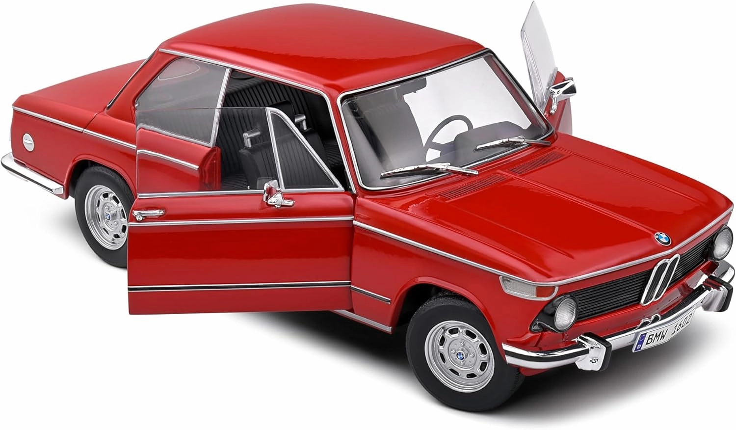 Solido BMW 1602 1971 Verona Red – 1:18 Diecast Model Classic Vintage BMW for Collectors