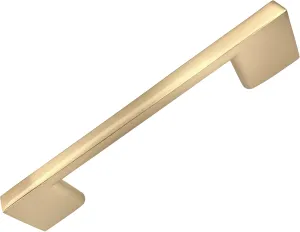 Southern Hills 5 Pack Gold Cabinet Pulls - 96mm Brushed Gold Drawer Pulls for Drawers & Cupboards