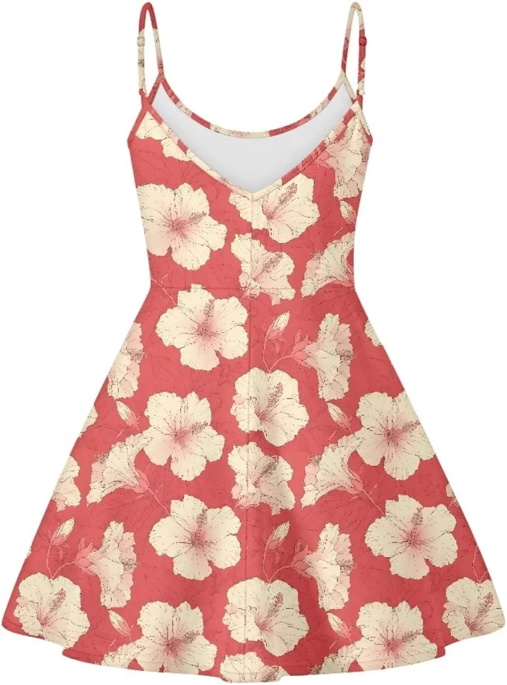 Spaghetti Strap Midi Satin Dresses Summer Sleeveless Sundree Women Girl Beach Party Swing Dress