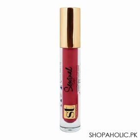 ST London Sensual Lips Creamy Matte Liquid Lipstick, Ultra Pigmented, Long Lasting, Berry Bites, 3.5ml