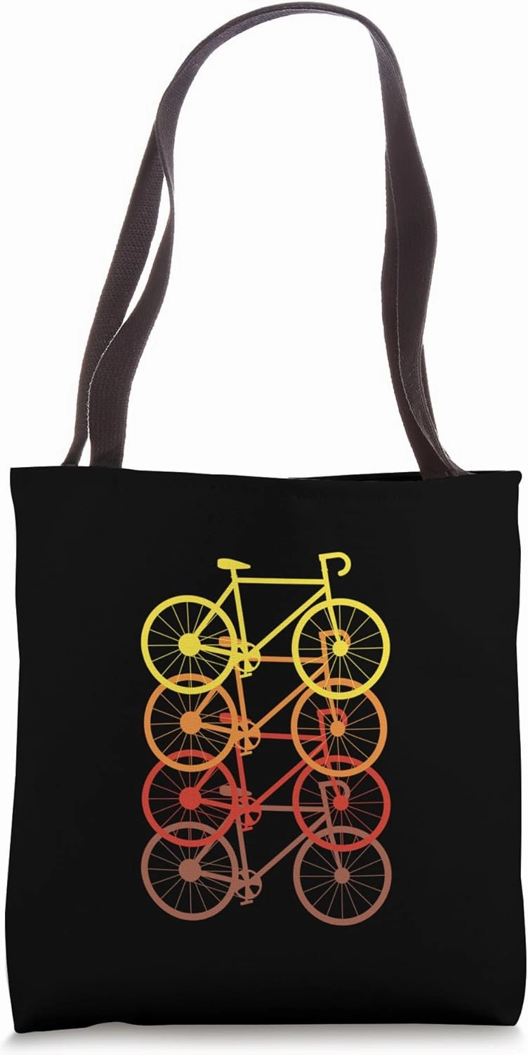 Stacked Mountain Bikes – Gradient Cycling Tote Bag
