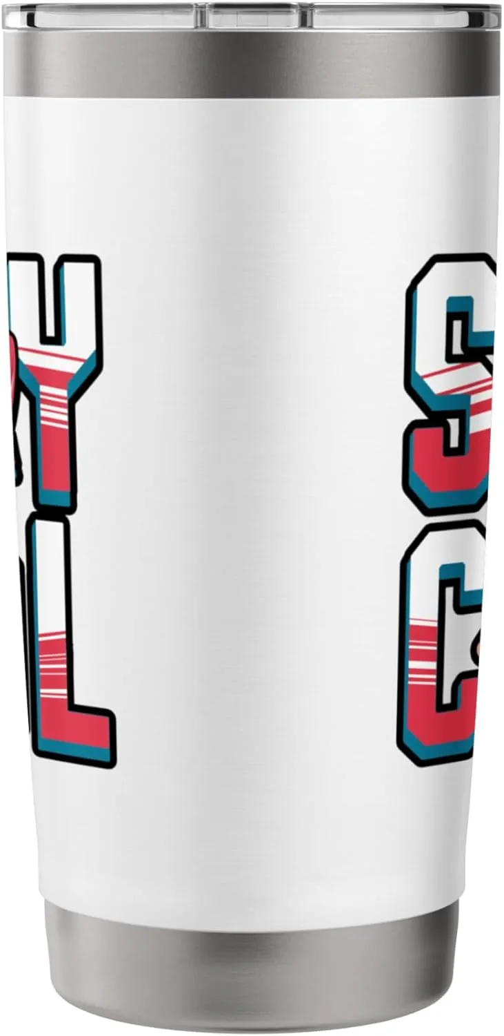 Stay Cool Rocket Popsicle Design Stainless Steel Insulated Tumbler