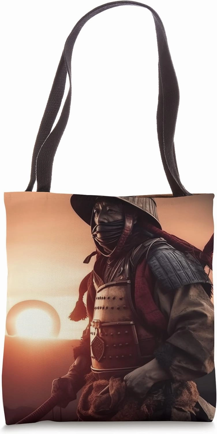 Sunfire Blademaster Mastering Flame Art Scorching Foes Tote Bag