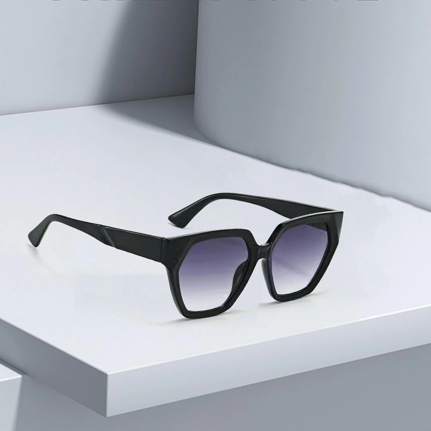 Sunglasses for Women Gradient Purple Lenses Pink Green Frame Glasses Modern