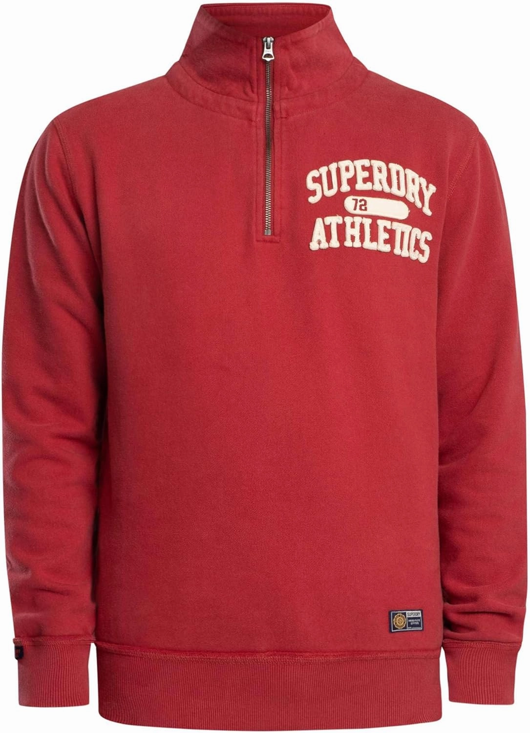 Superdry Men's Vintage Athletic Half Zip Sweatshirt, Prep Re