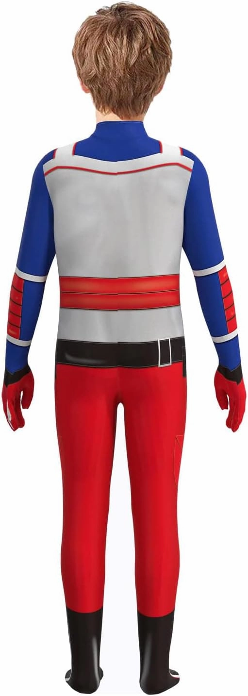 Superhero Cosplay Bodysuit For Boys Spandex Costume Jumpsuit Halloween Dress Up Outfit