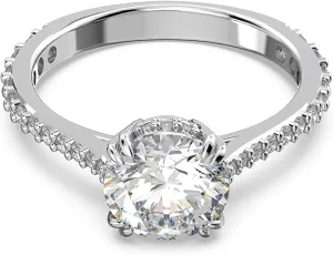 SWAROVSKI Constella Cocktail Ring Jewelry Collection, Pavé Cut, Clear Crystals