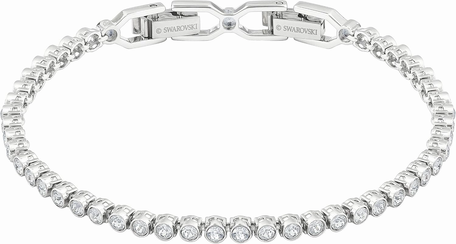 Swarovski Emily Tennis Bracelet Jewelry Collection, Clear Crystals, Blue Crystals, Pink Crystals