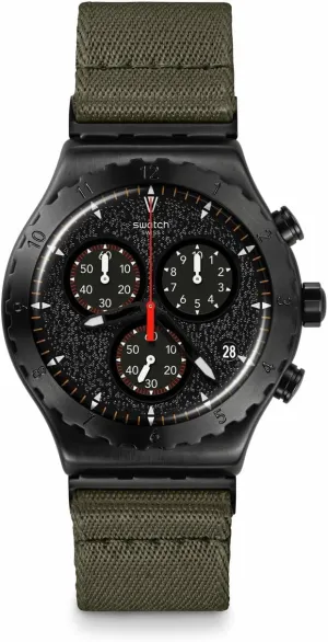 Swatch Unisex Casual Black Watch Stainless Steel Quartz by The Bonfire